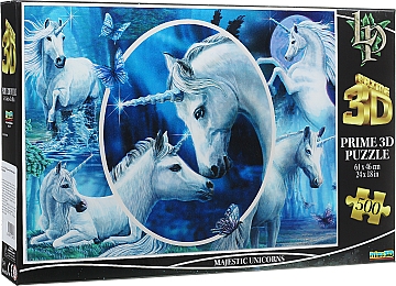 

3D Пазл "Единороги", 500 элементов - Prime 3D (20-950053)