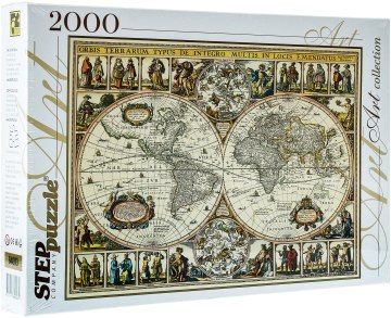 

Пазлы "Историческая карта мира", 2000эл - Step (20-30235)