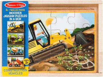 

"Стройка"-набор из 4 пазлов - Melissa&Doug (20-23623)