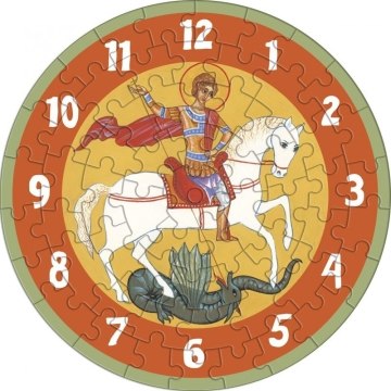 

Сборная пазл-игрушка Часы "Георгий Победоносец" - Умная бумага (20-59525)