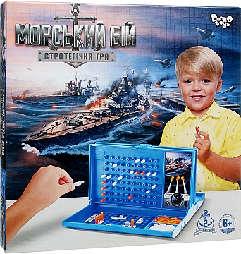 

Игра настольная "Морской бой" (укр) - Danko Toys (20-953205)