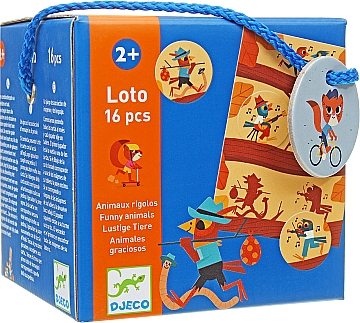 

Игра детское лото "Забавные животные" - Djeco (20-909467)