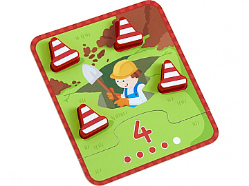 

Настольная игра на сопоставление "Строй и считай" - Haba (20-937753)