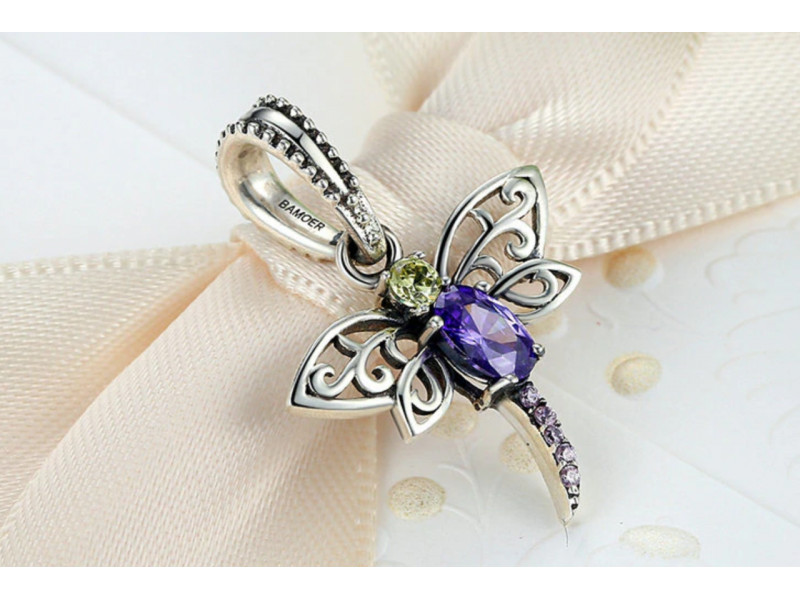 

Серебряная цепочка с кулоном Стрекоза Sky Jewelry 000642