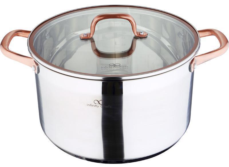 

Кастрюля Bergner Infinity Chefs 9.5л со стеклянной крышкой (BGIC-3506_psg)
