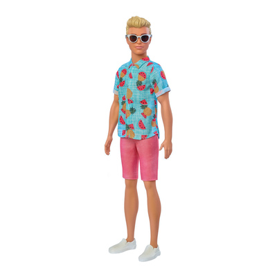 

Кукла Barbie Fashionistas Кен в рубашке с гавайским принтом (GYB04) (10-561761)