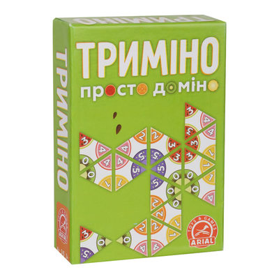 

Настольная игра Arial Тримино Просто домино на украинском (4820059911081) (10-272855)