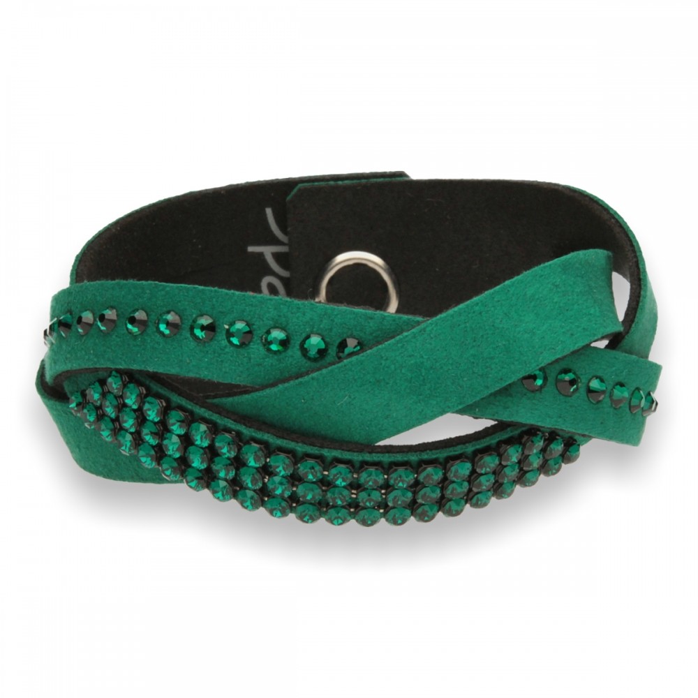

Браслет Spark из Алькантара со Swarovski Mix Braid BMIX1W3EMEM