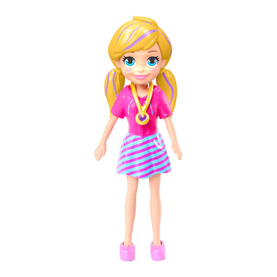 

Кукла Polly Pocket Полли в розовом топе и голубой юбке (FWY19/GVY50) (10-562985)