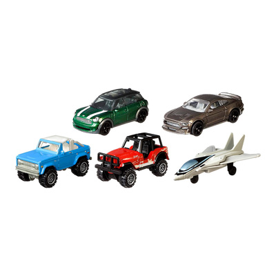 

Машинки Matchbox Top gun Maverick От зеленого Mini к истребителю 5 штук 1:64 (C1817/GPF95) (10-563170)