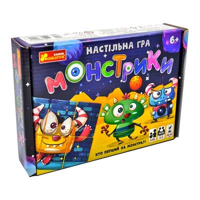 

Настольная игра Ranok creative Монстрики (12120077У) (10-564253)