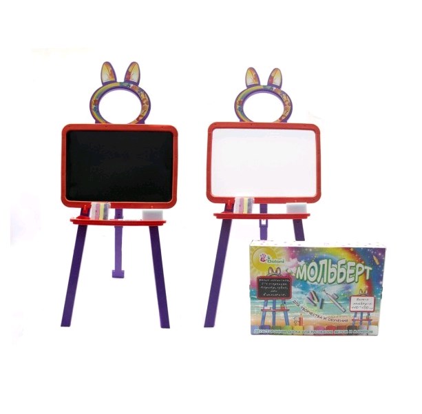 

Доска для рисования DOLONI TOYS магнитная оранжево-фиолетовый 013777/5RY