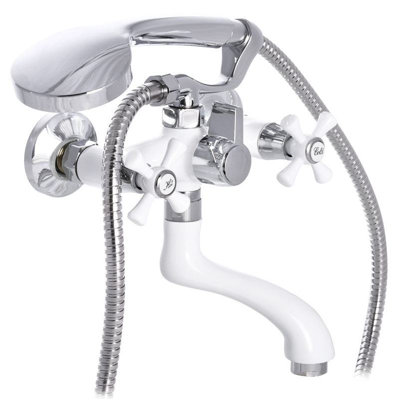 

Смеситель для ванны MIXXUS OMEGA 142 WHITE