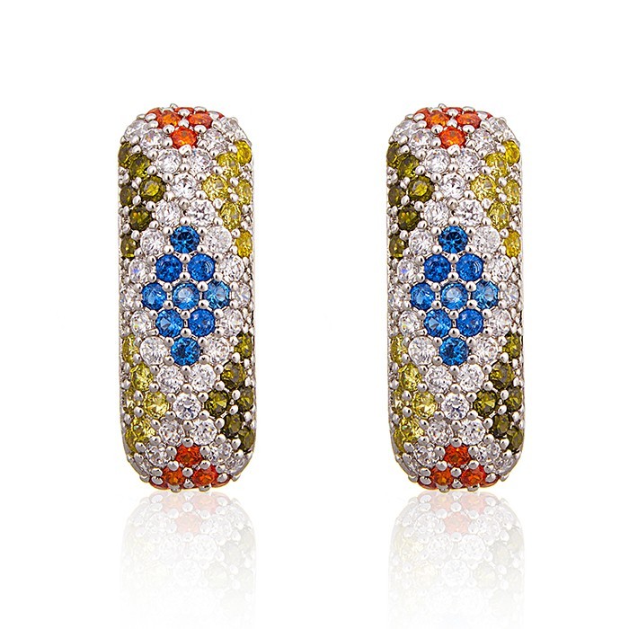 

Серьги Blue Dolphin 20х8 мм Разноцветные (Е64260)
