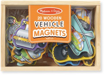 

Фигурки на магнитах "Транспорт" - Melissa&Doug Wooden Vehicles Magnets (20-497003)