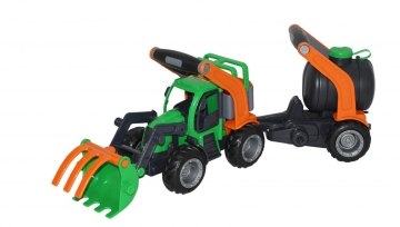 

УЦЕНКА Трактор-погрузчик "ГрипТрак" с цистерной, в коробке - Полесье * (20-793556)