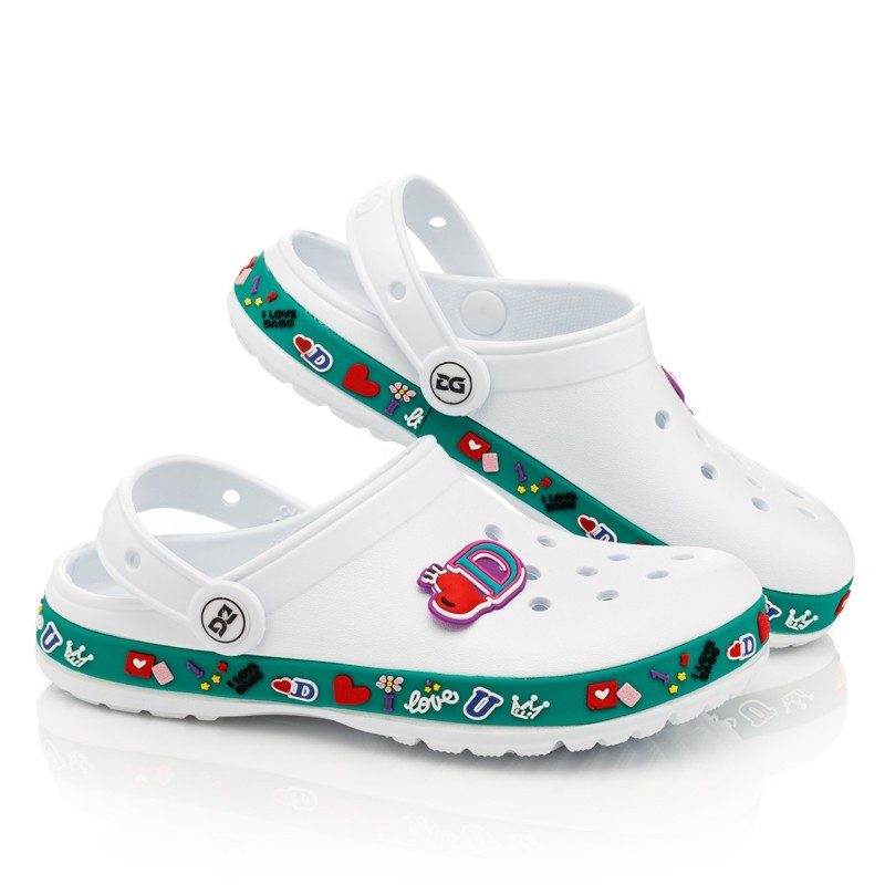 

Сабо подростковые Dago Style 329 Белые р.34