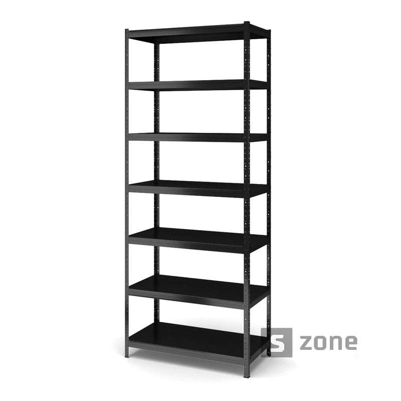 

Стеллаж 280x70x45 см, Харди-Про, Черный, 7 полок с металла, до 120 кг/полку (Харди-Про-5877, металлический, модульный, полочный, разборной для дома, офиса, кладовки, гаража, магазина, склада)/Стелаж металевий для дому, офісу, комори, складу