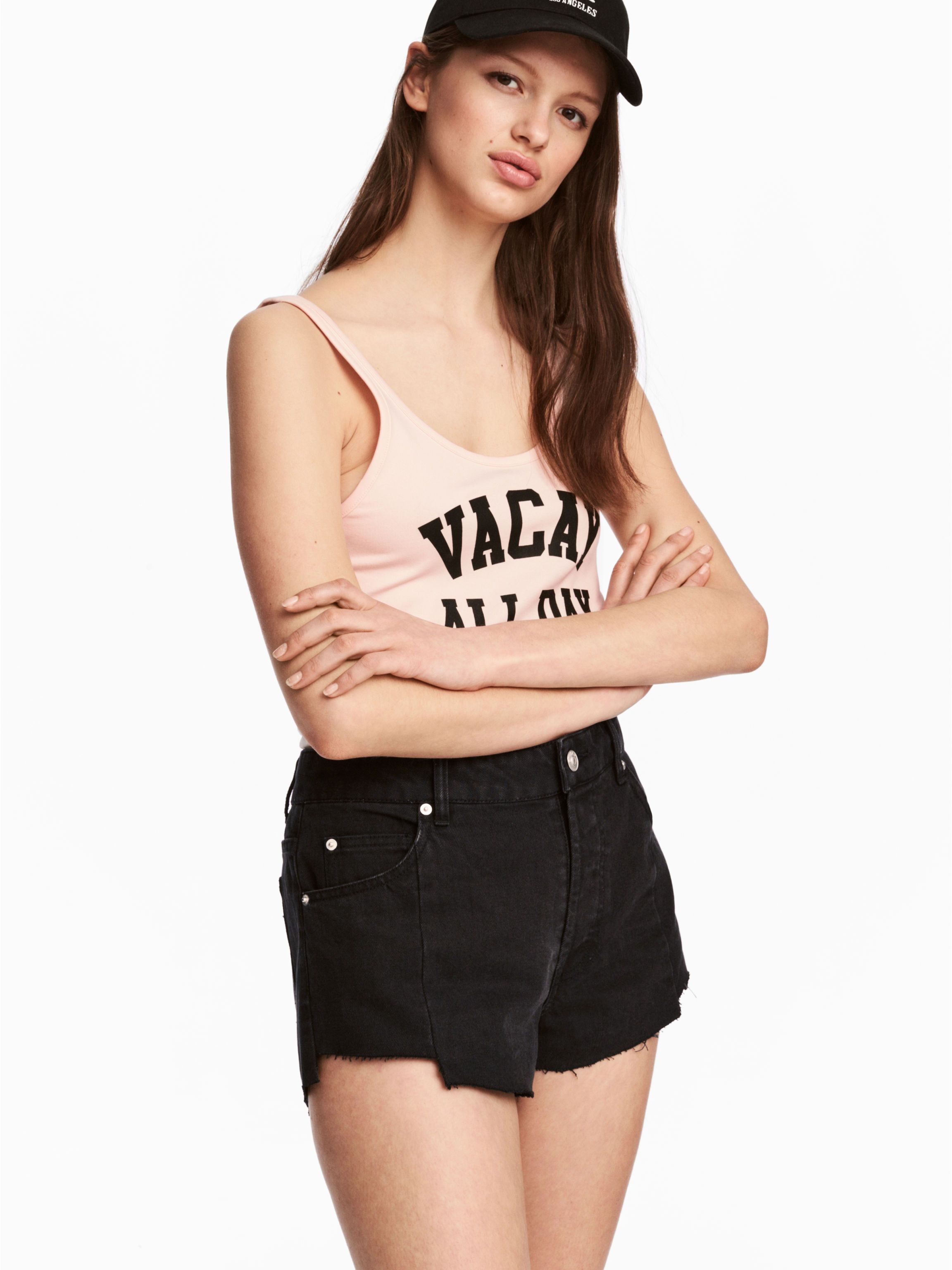 

Топ H&M 5253235-AAGR XL Розовый с черным