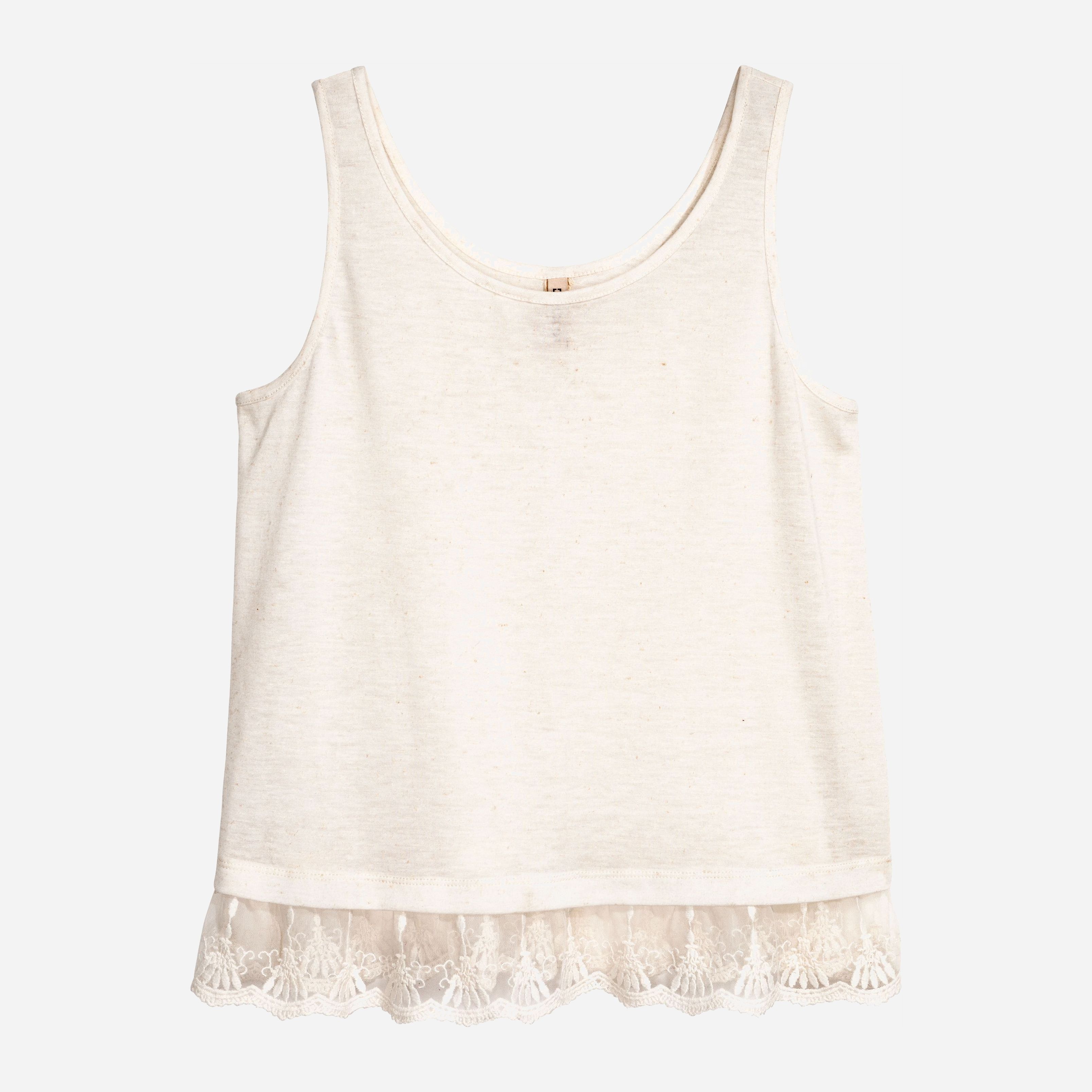 

Топ H&M 4740615-ACTS XS Белый