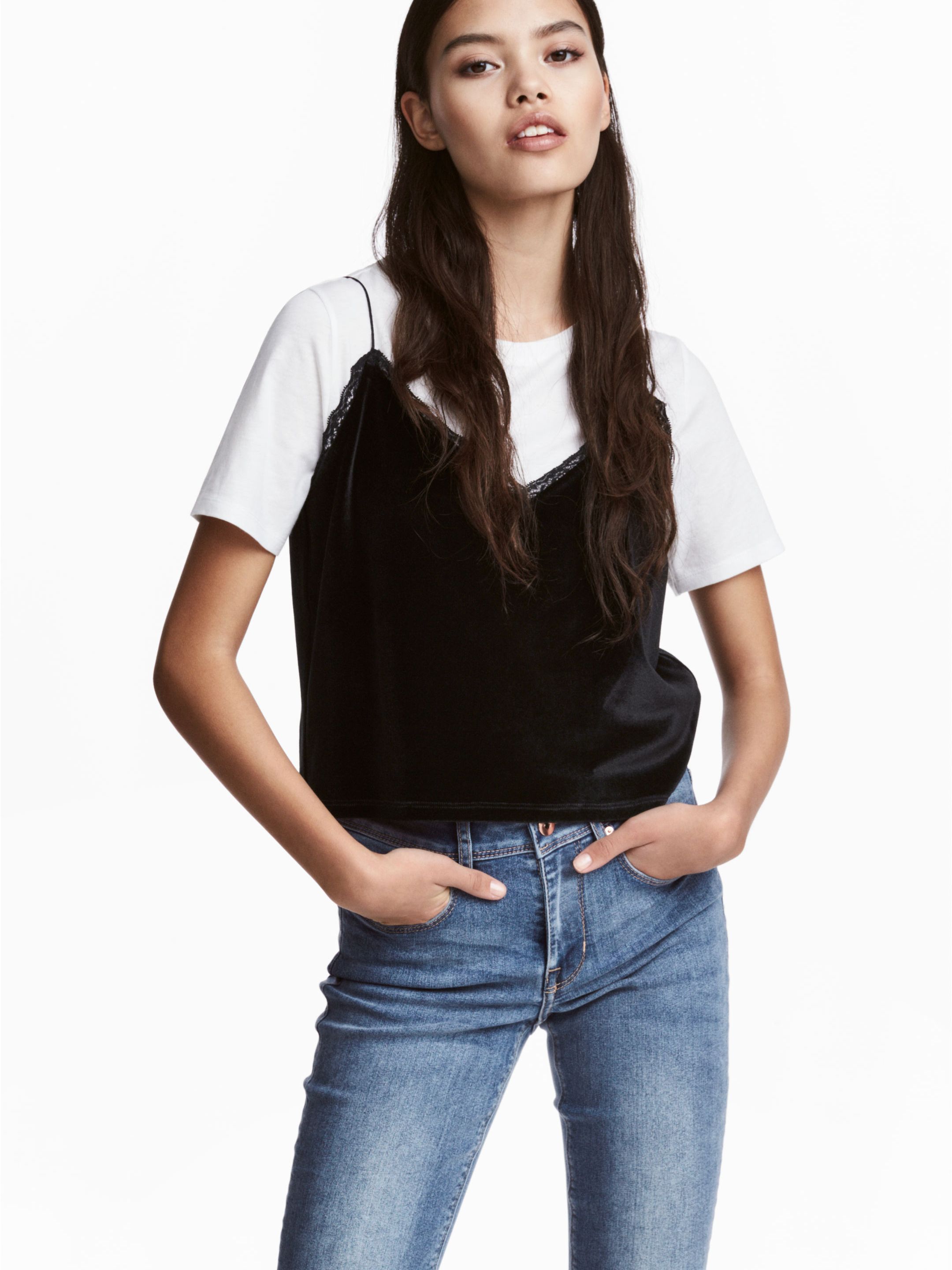 

Топ H&M 5013445-AAAD XS Черный