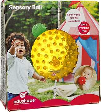 

Сенсорный мяч, прозрачный, 10 см, желтый - Edushape (20-826696)