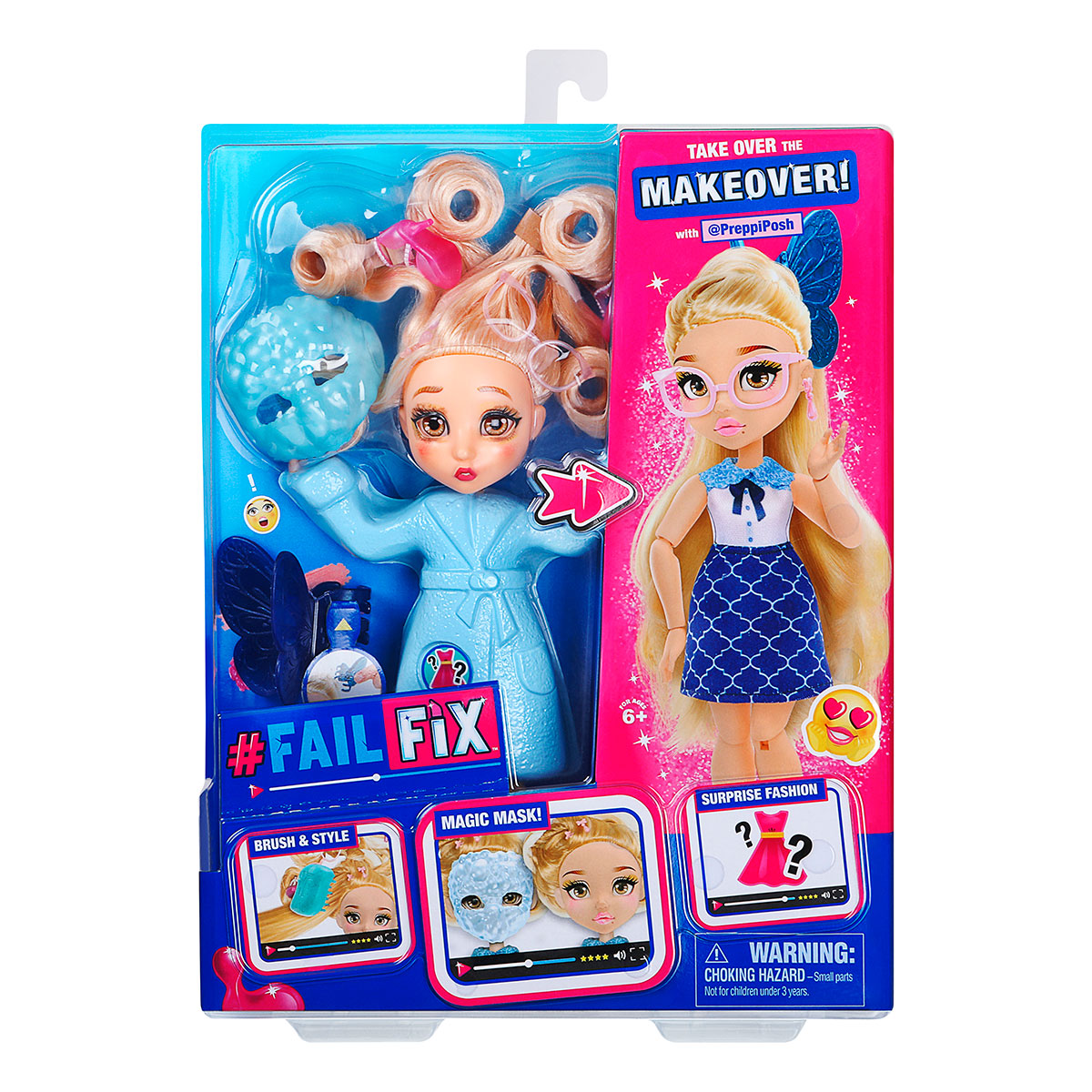 

Игровой набор с куклой FAILFIX серии "TOTAL Makeover" - ШКОЛЬНИЦА 12804