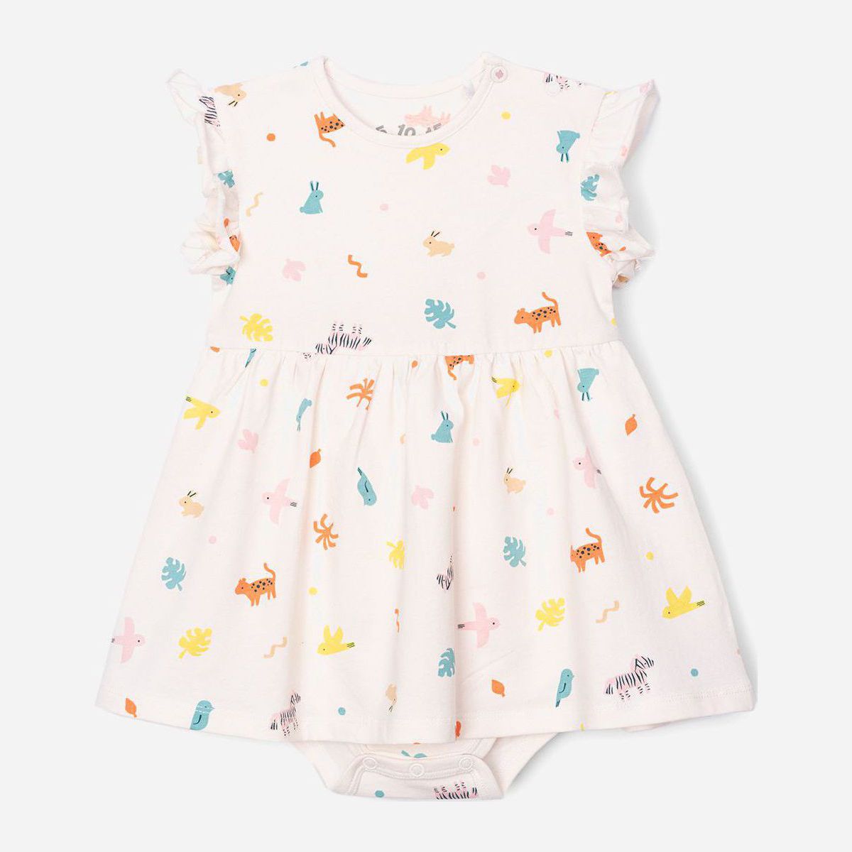

Боди-платье 5.10.15 Little Tropic 6T4033 74 см Бежевое