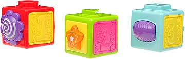 

Набор развивающих кубиков ABC, 3 шт, 7 см - Simba (20-518841)