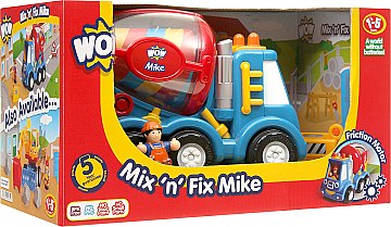 

Игрушка Mix ‘n’ Fix Mike "Бетономешалка Майк" - Wow Toys (20-635430)