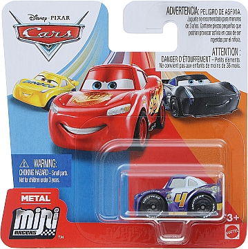 

Металлический мини-гонщик обновленный "Тачки", 4 см, Jack DePost - Cars Mattel (20-988401)