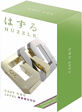 

Головоломка из металла "Huzzle G&G", уровень 3 - Huzzle (20-871279)