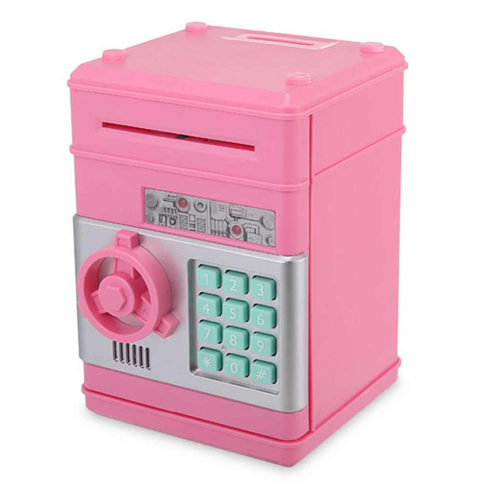 

Копилка для детей музыкальная "Сейф" MK 4524 (Pink) (856866)