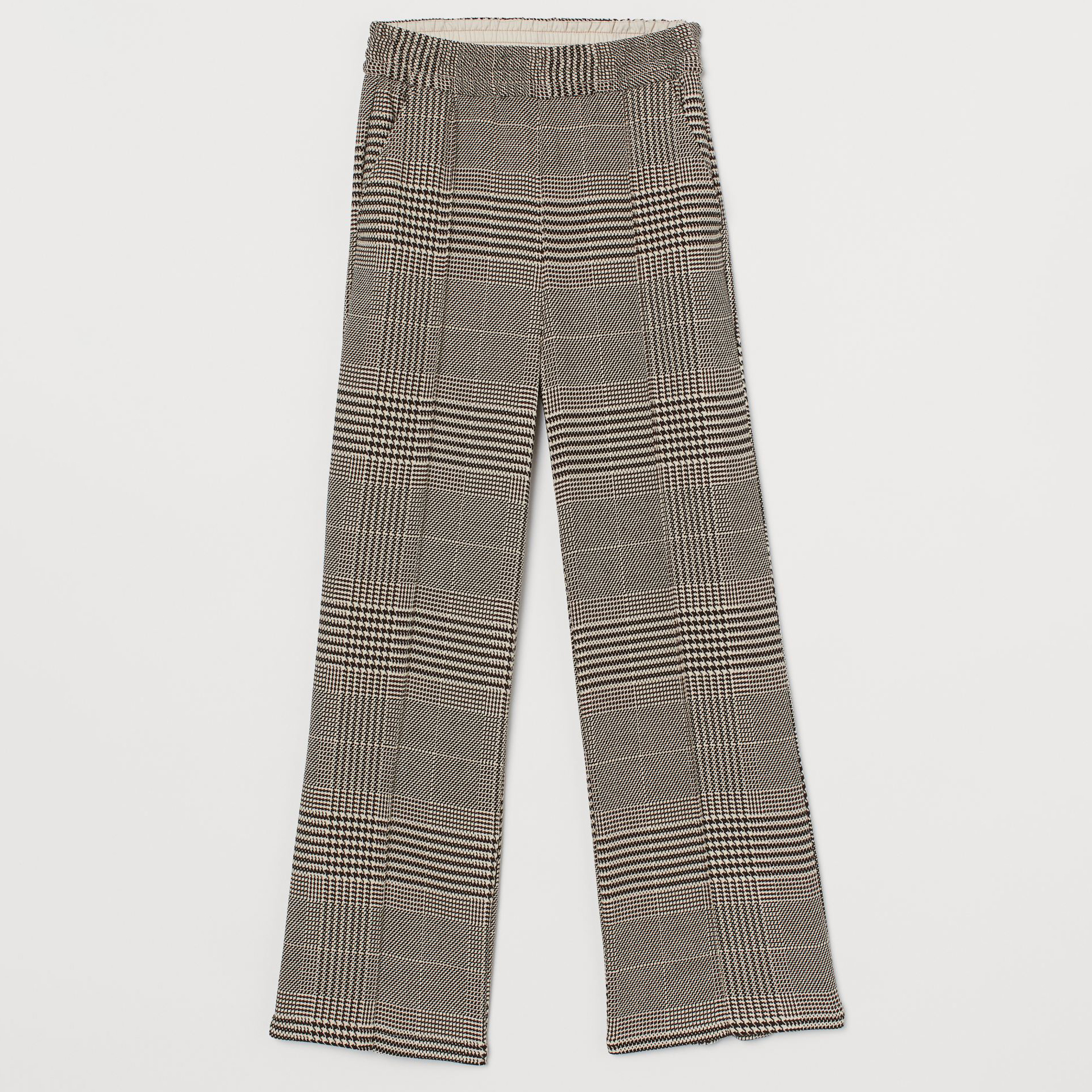 

Брюки H&M 8092300sm 44 Коричневые с бежевым