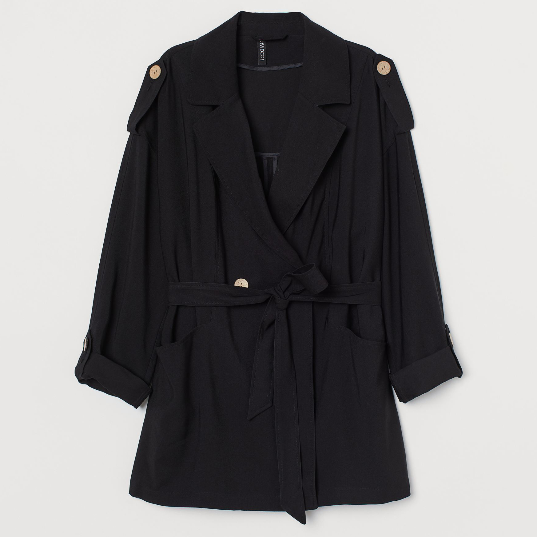 

Плащ H&M 8684972sdm XL Черный