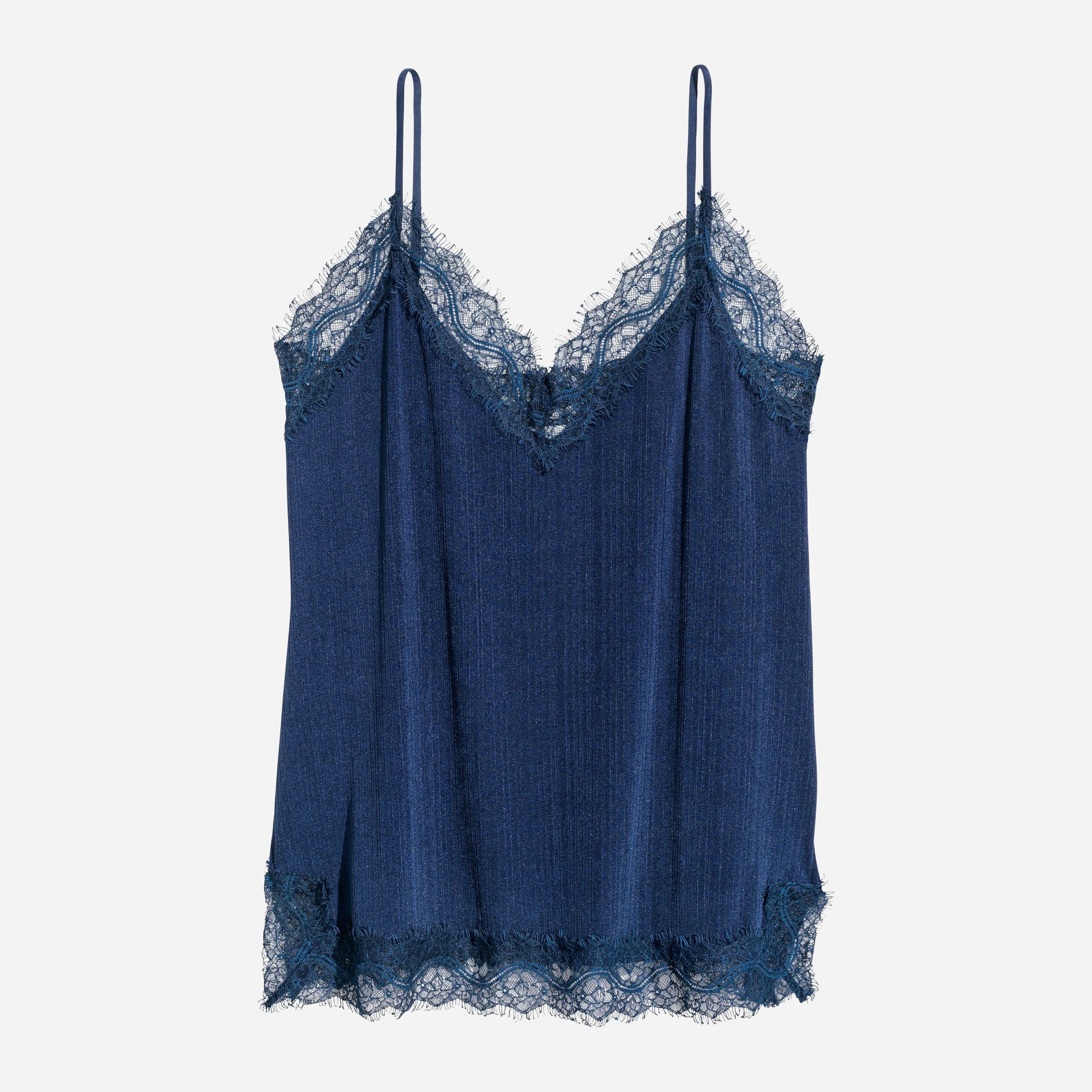 

Топ H&M 6166367-AAQJ XS Темно-синий