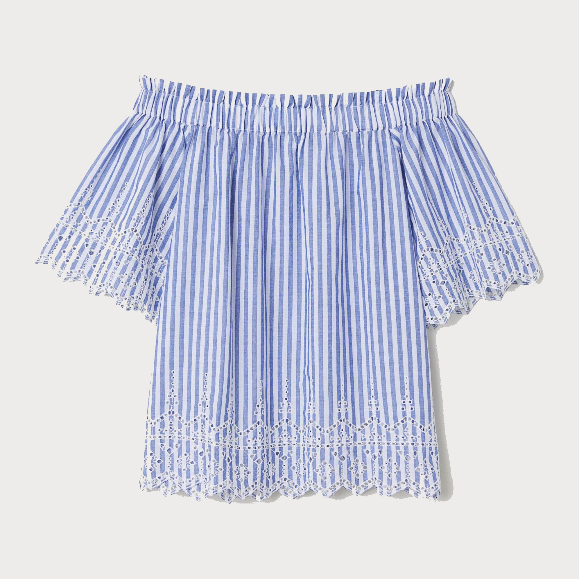 

Топ H&M 6483007-ACSF 32 Белый с синим