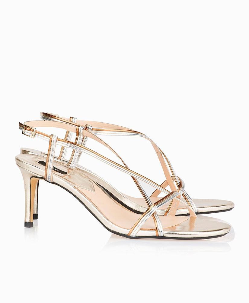 

Босоніжки MANGO MNG64027019 36 Золотий