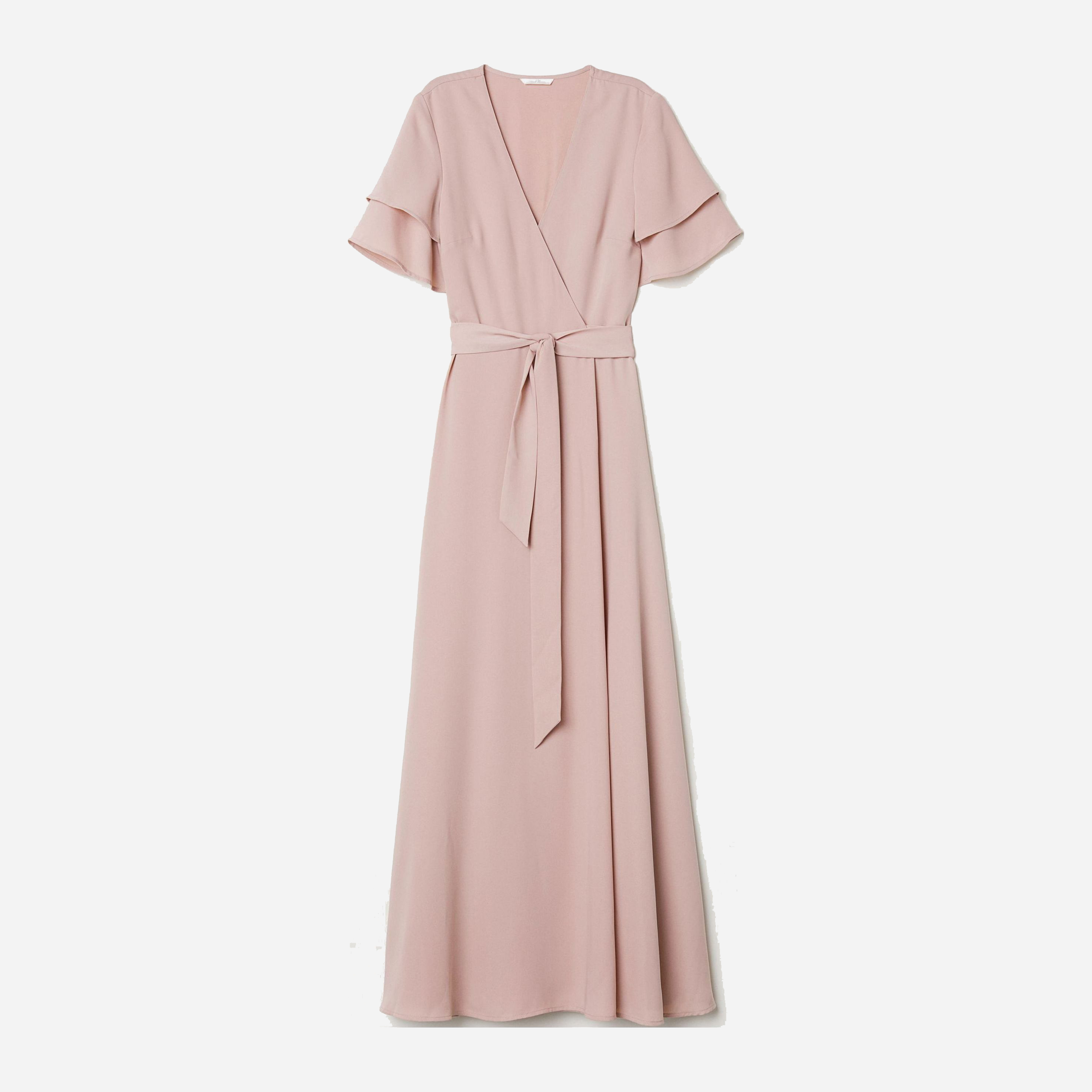 

Платье H&M 6466767-ACUH 32 Бледно-розовое