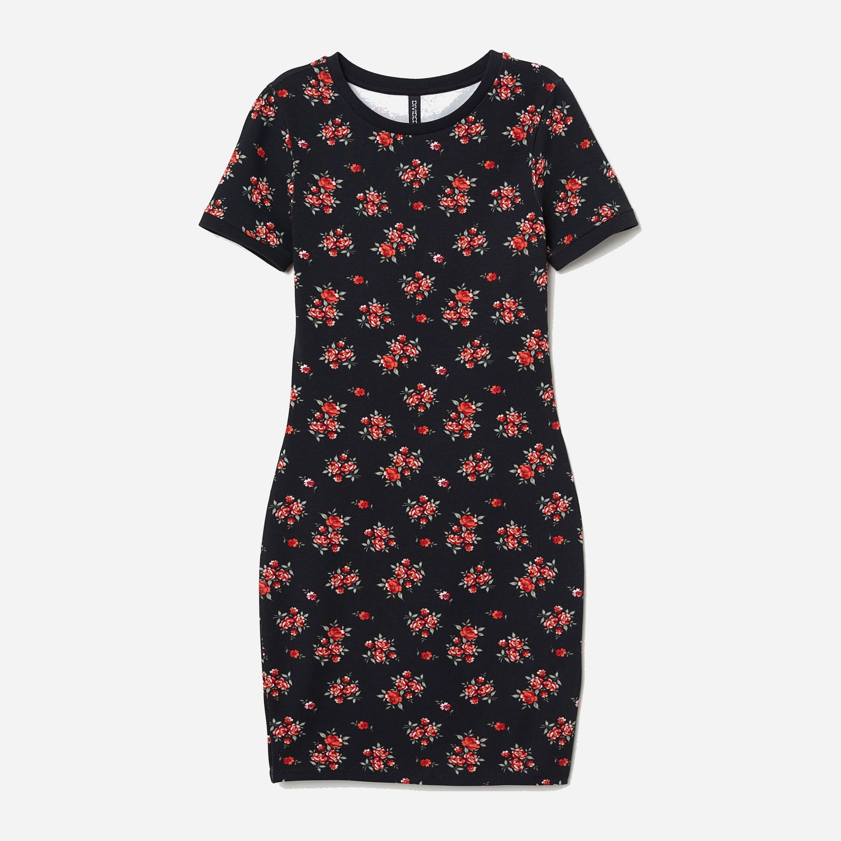

Платье H&M 5965087-ACEH 36 Черное с красным