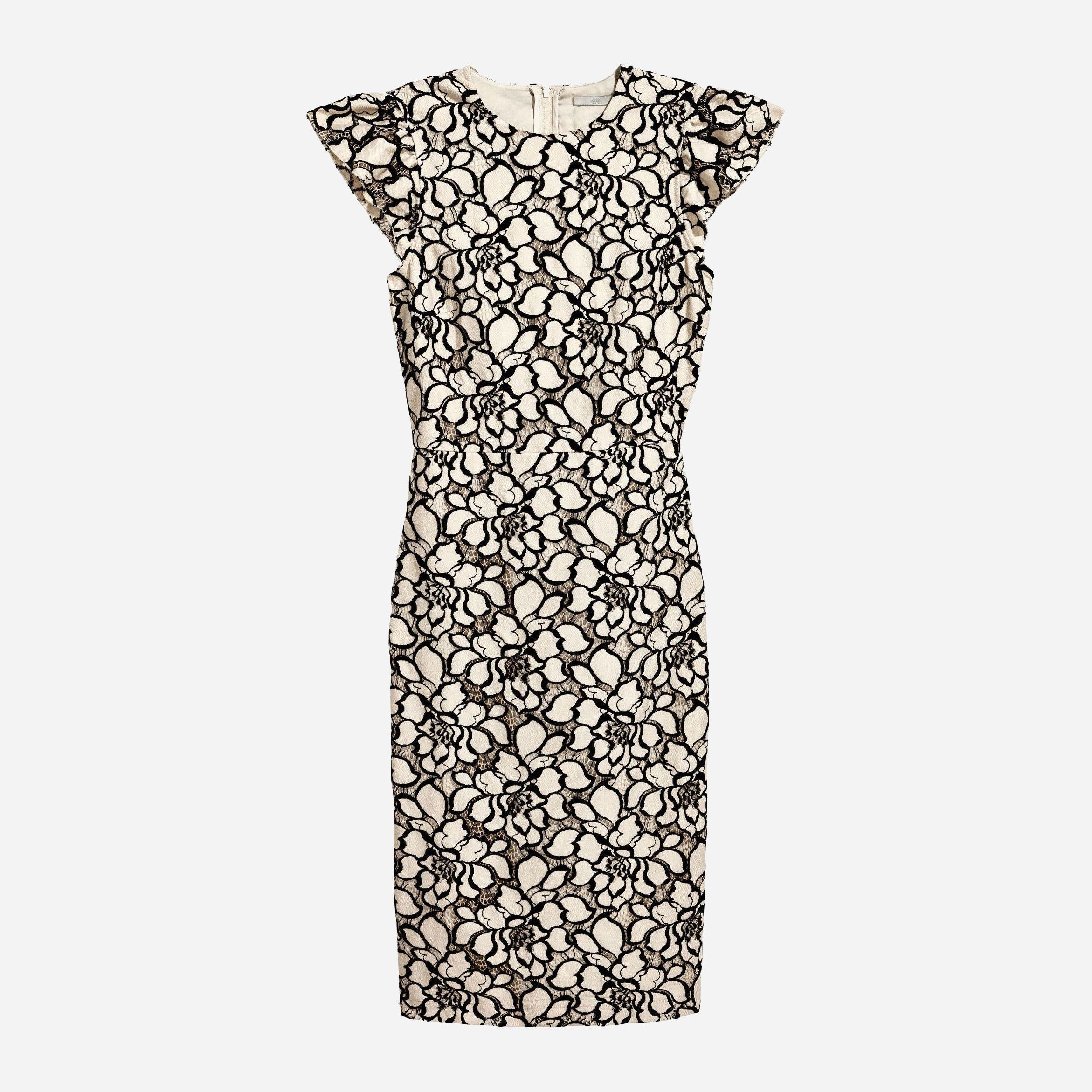 

Платье H&M 4821085-ABQF 34 Молочное с черным