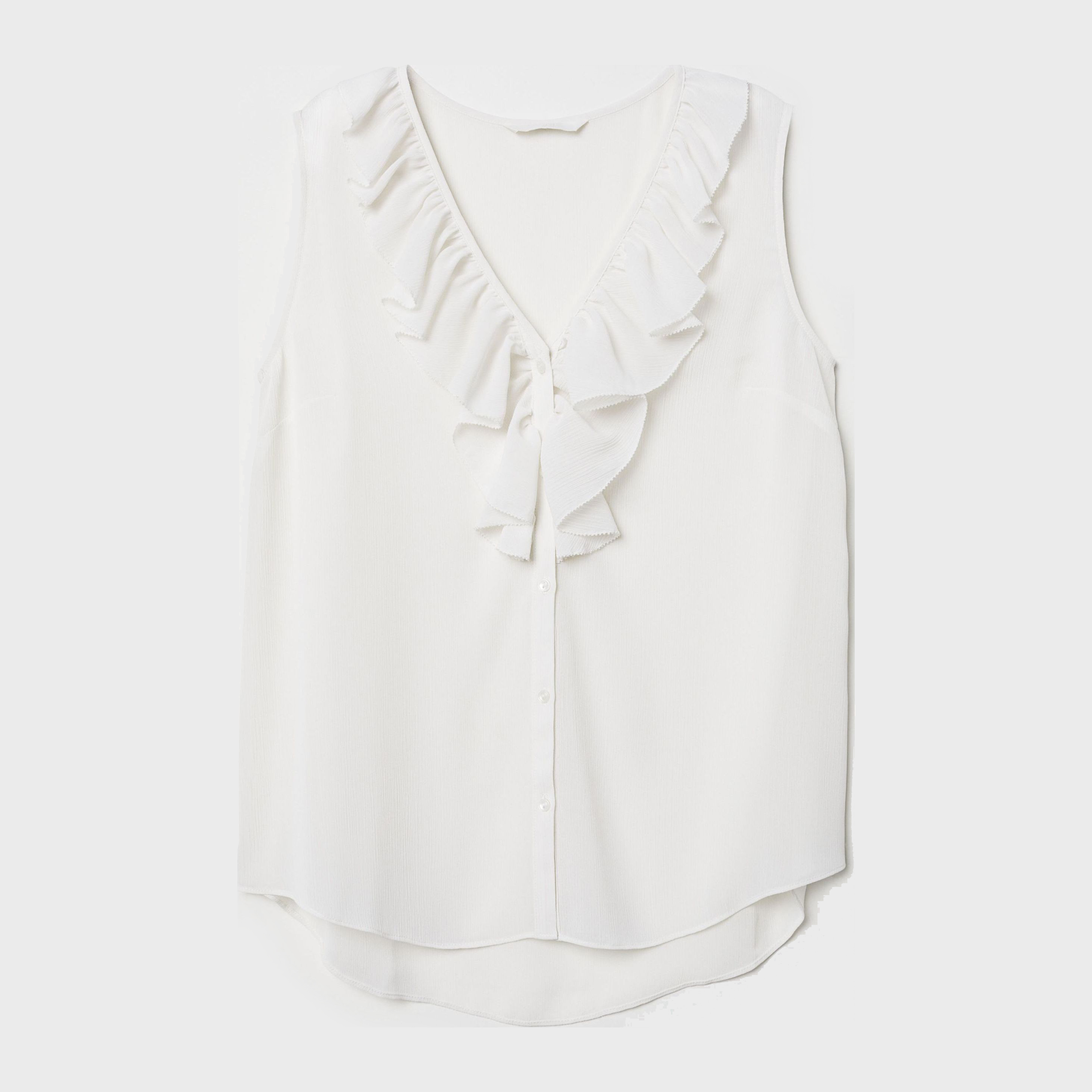 

Блузка H&M 6523678-ABAK 36 Молочная