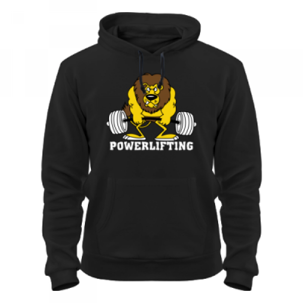 

Худи с принтом мужская Sprintom (Лев Powerlifting) L, черная