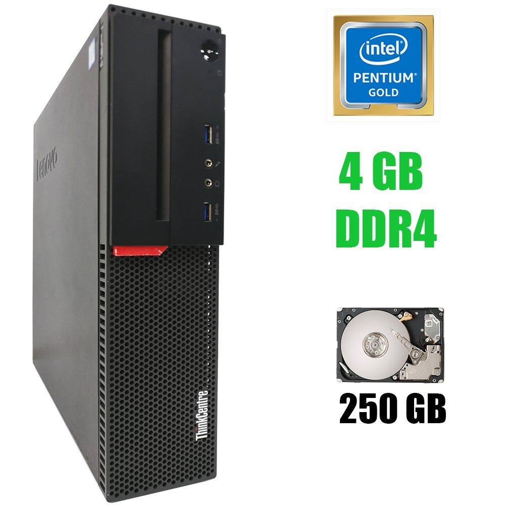 

Б/у Lenovo M700 SFF / Intel Pentium G4400 (2 ядра по 3.30 GHz) / 4 GB DDR4 / 250 GB HDD / Лицензия Win 10 Pro, 120 SSD
