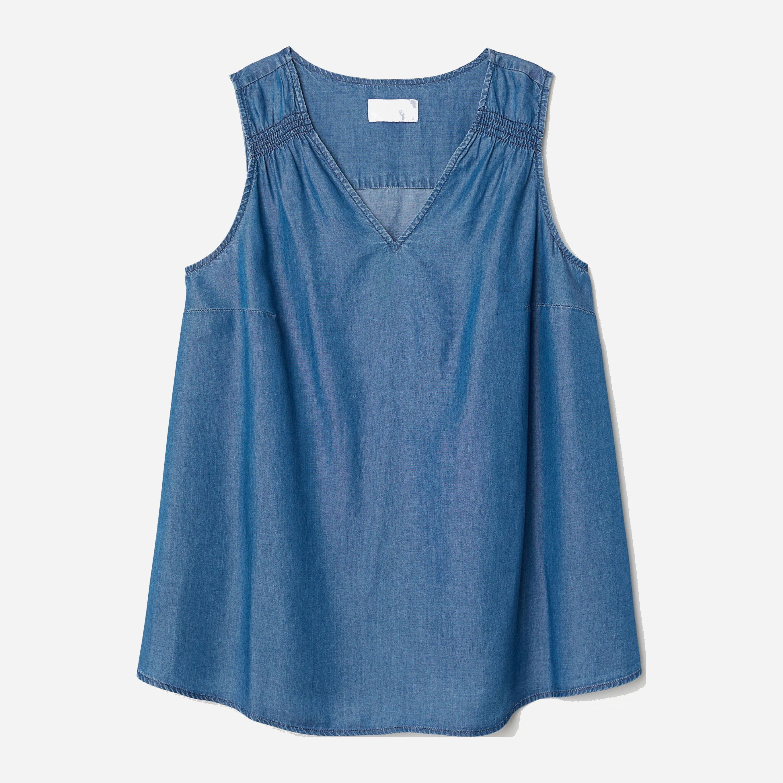 

Топ джинсовый H&M 6376238-AAQJ XS Темно-синий