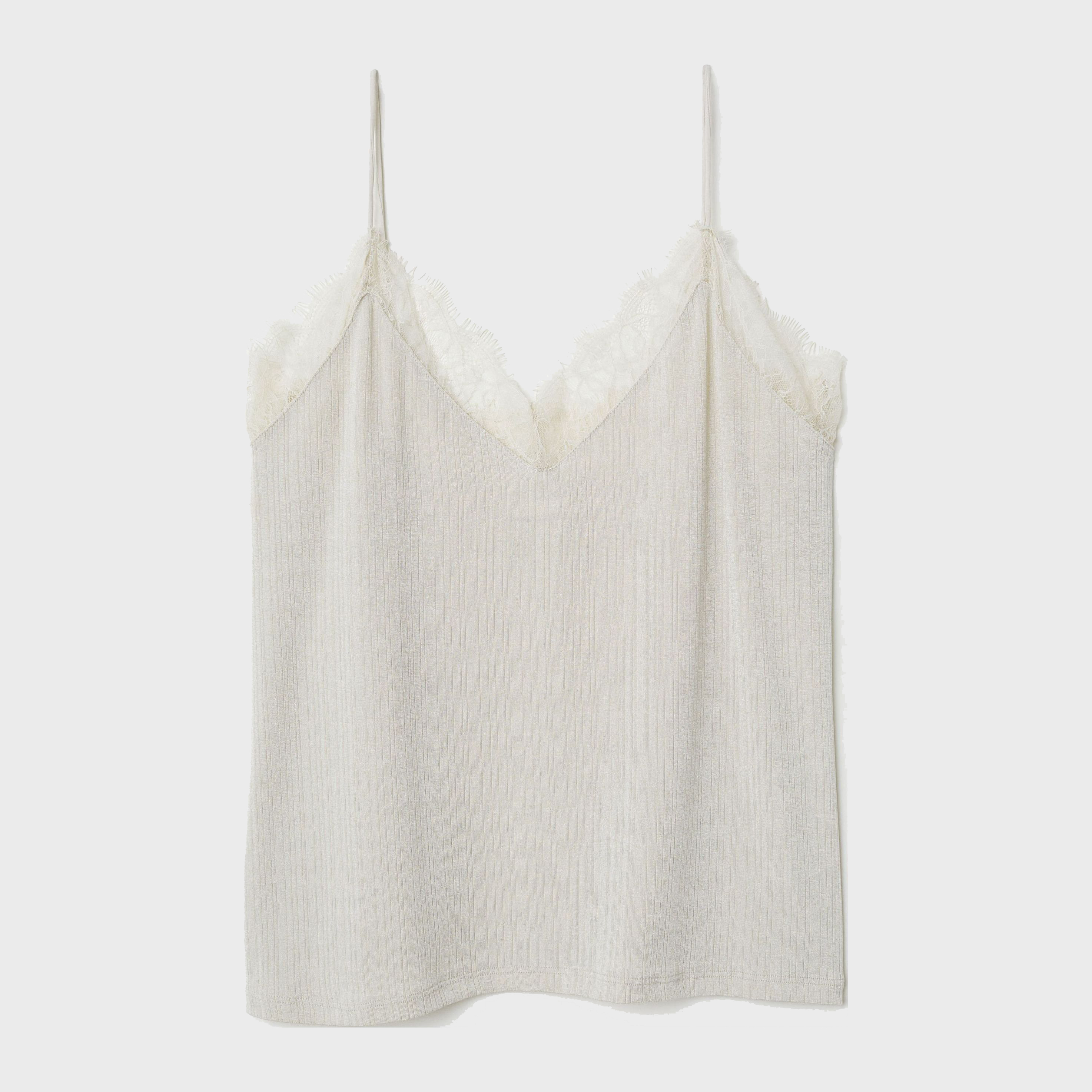 

Топ H&M 4691378-ACTQ S Бежевый