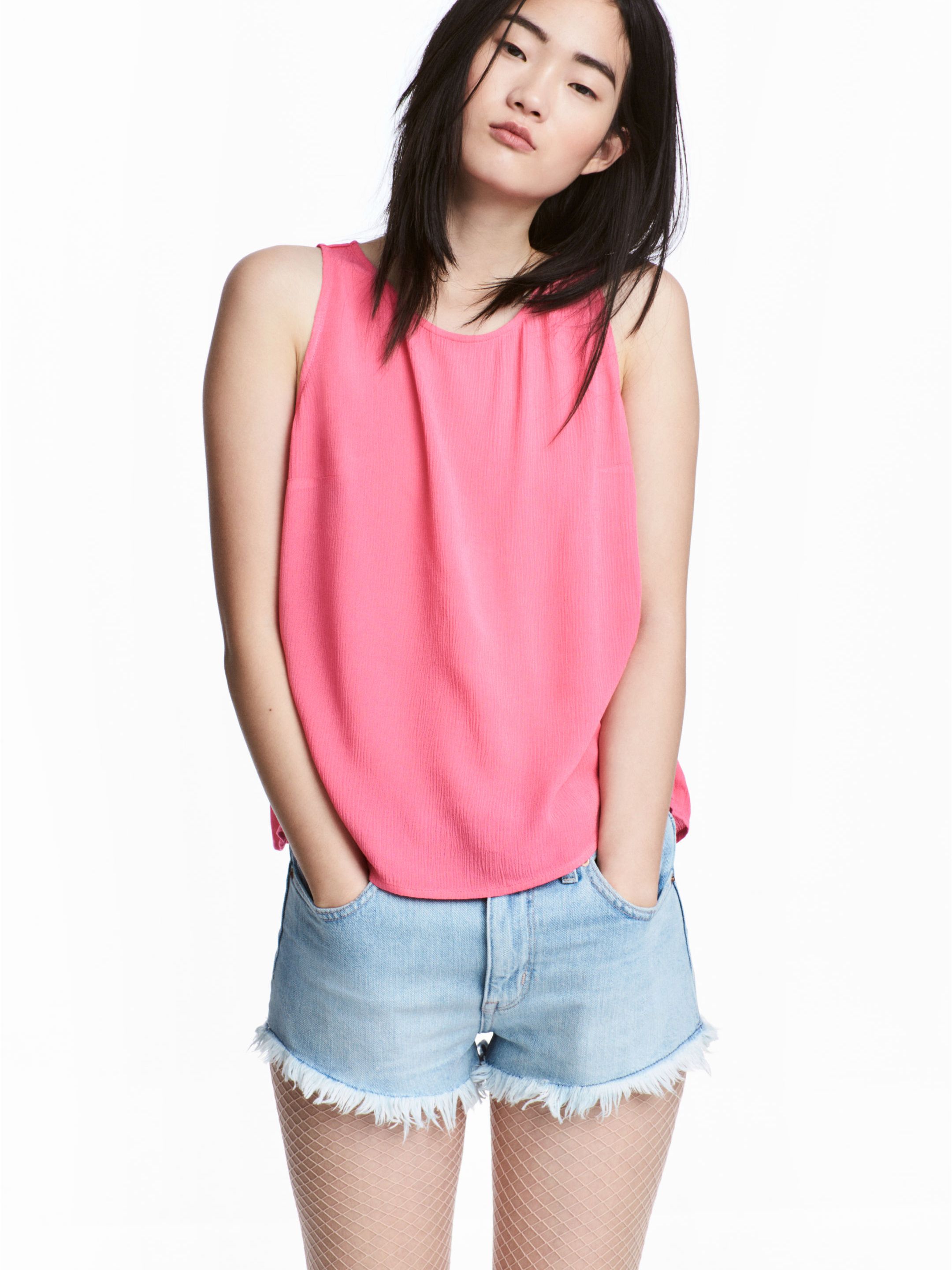 

Блузка H&M 5392376-ACWG 36 Розовая