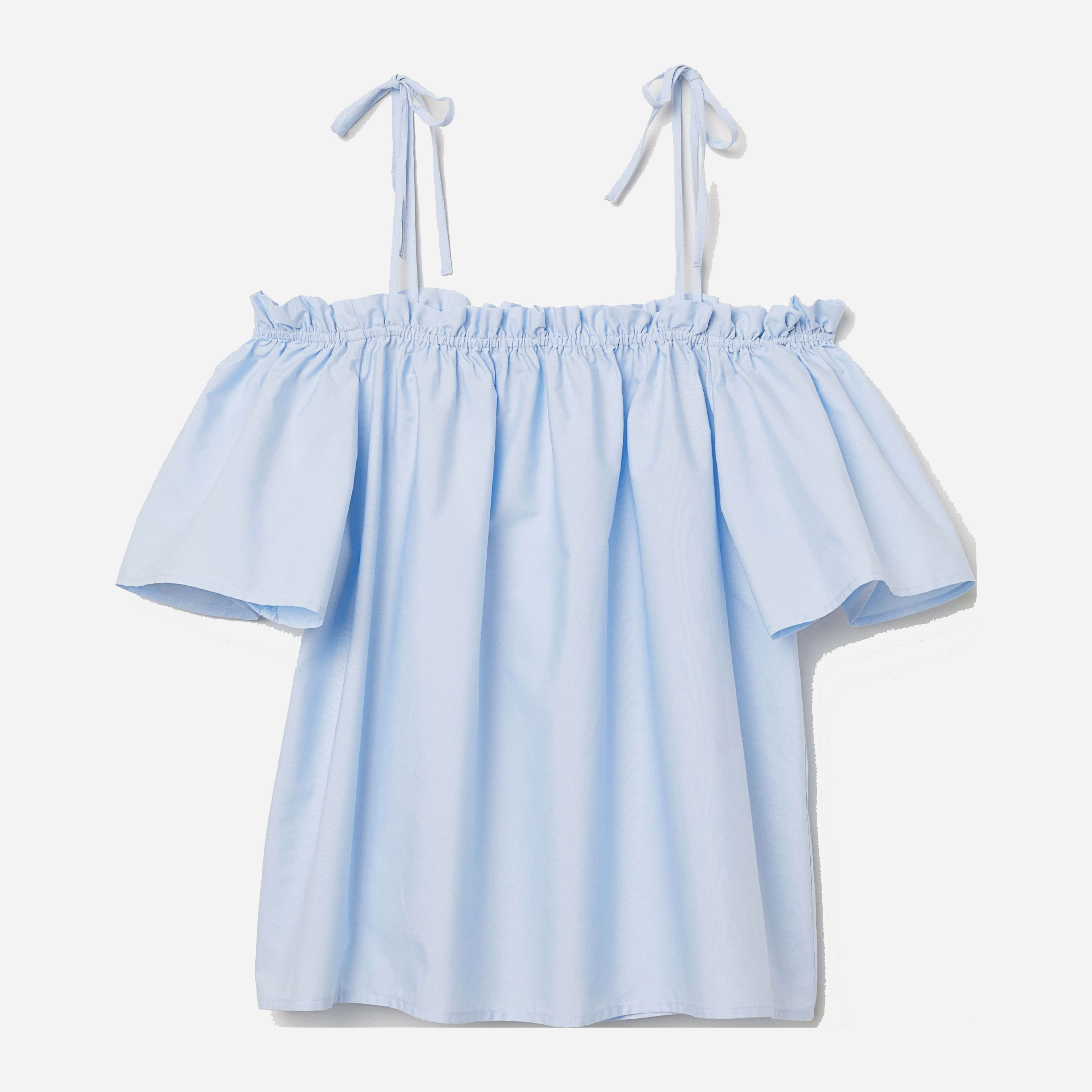 

Топ H&M 6516978-ACUP 40 Голубой