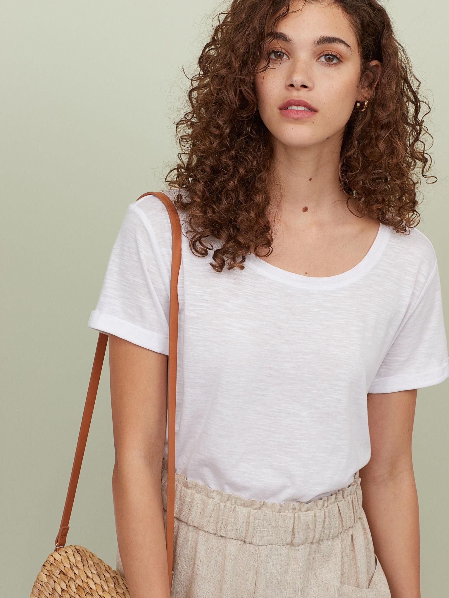 

Футболка H&M 5545989-ACTS S Белая