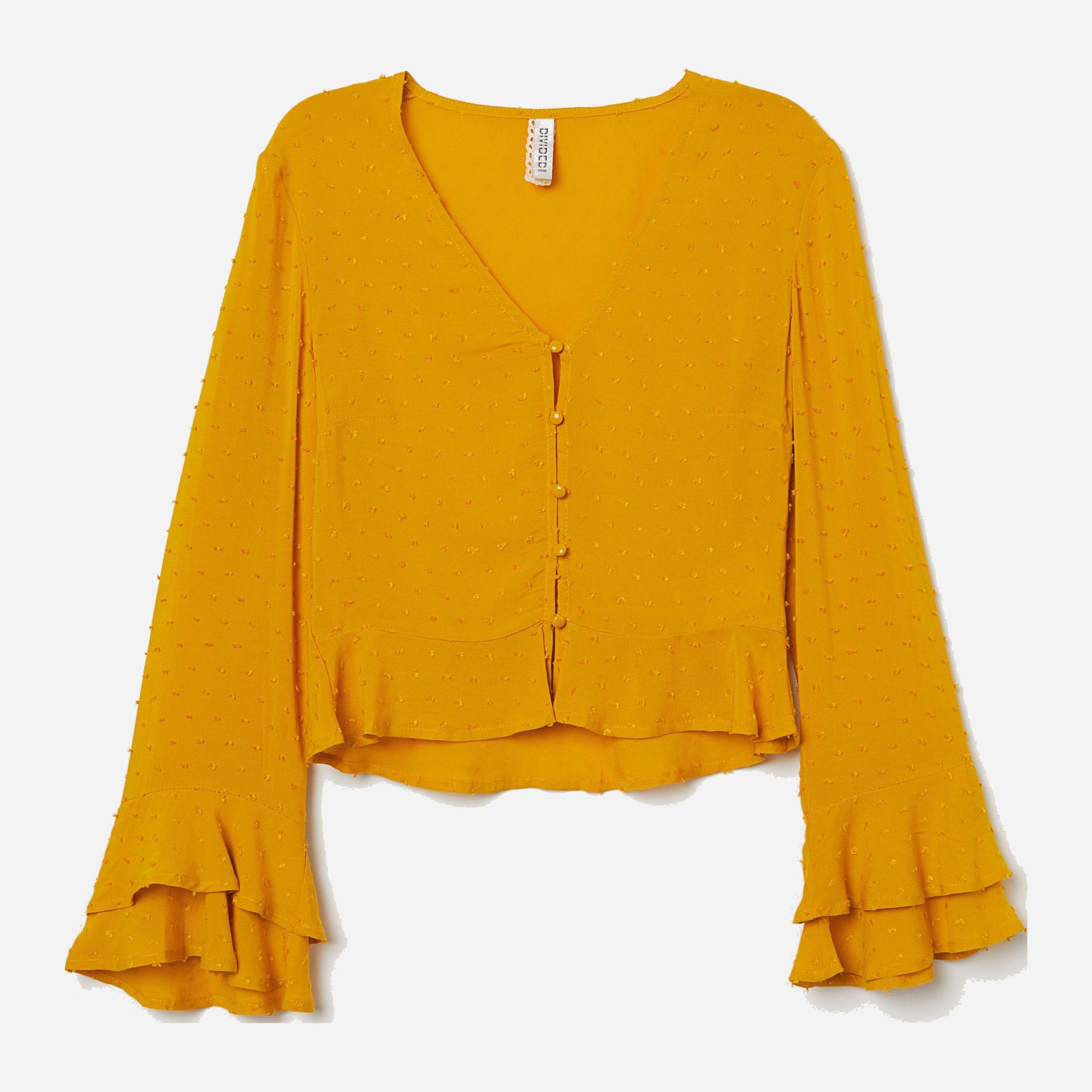

Блузка H&M 6698078-ACUU 38 Желтая